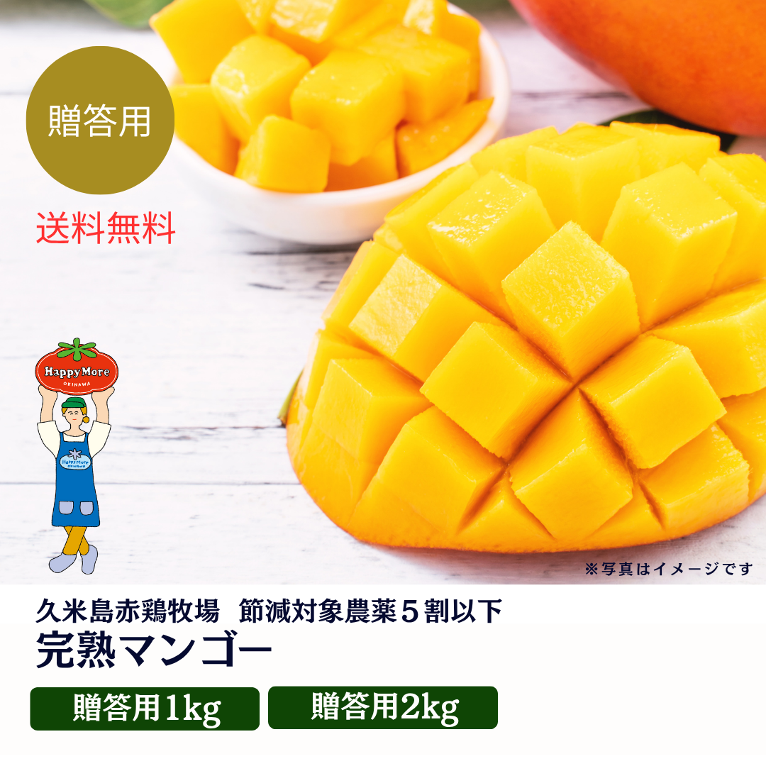 【贈答用】久米島赤鶏牧場  完熟マンゴー